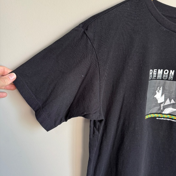 Uniqlo UT Demon Slayer Kimetsu No Yaiba Men's Tomioka‎ Giyu T-shirt Black Large - Picture 4 of 12